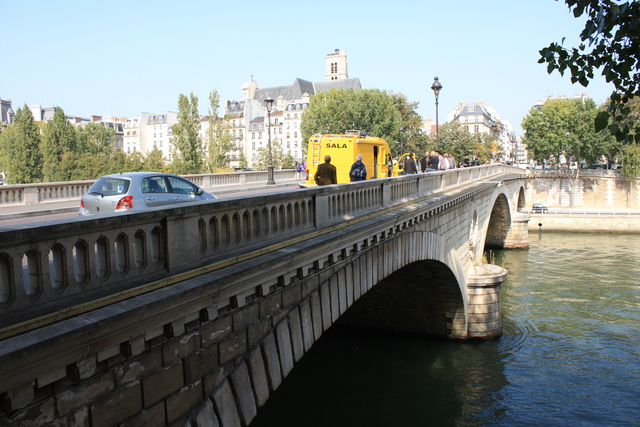 パリ・ルイ・フィリップ橋の写真の写真