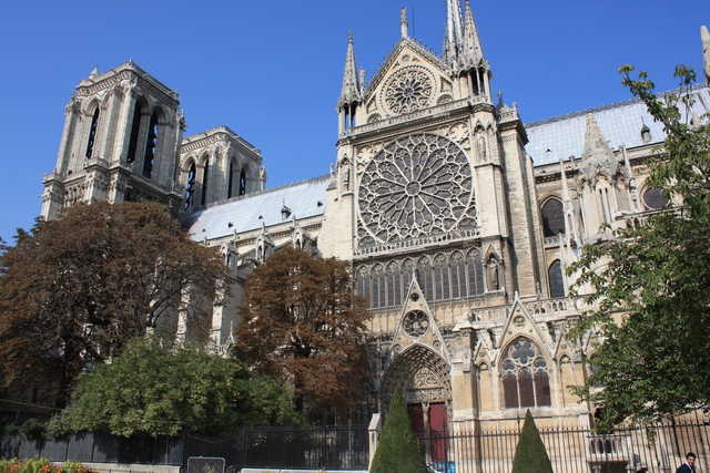 パリ・ノートルダム大聖堂の写真の写真