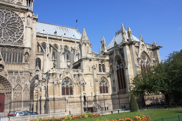 パリ・ノートルダム大聖堂の写真の写真