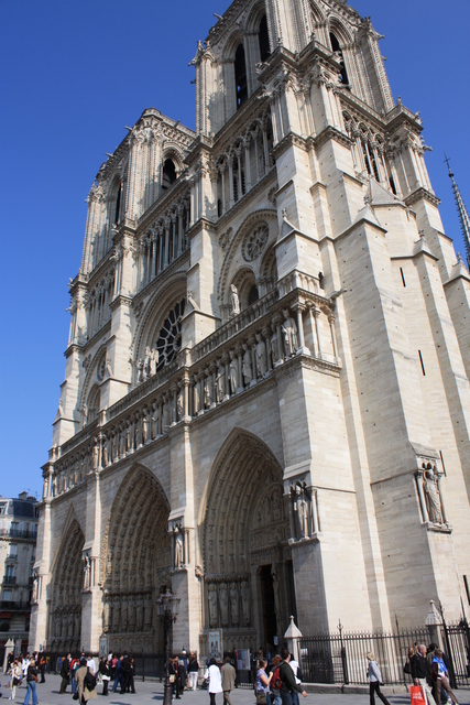 パリ・ノートルダム大聖堂の写真の写真