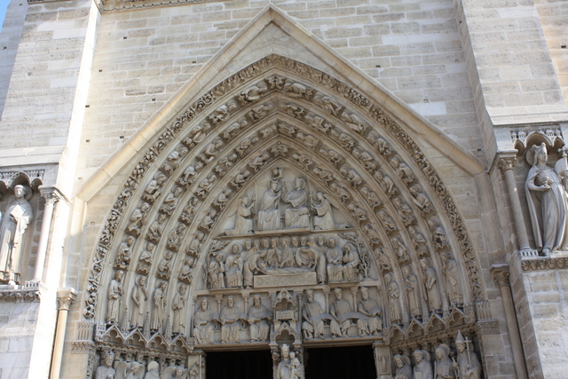 パリ・ノートルダム大聖堂の写真の写真