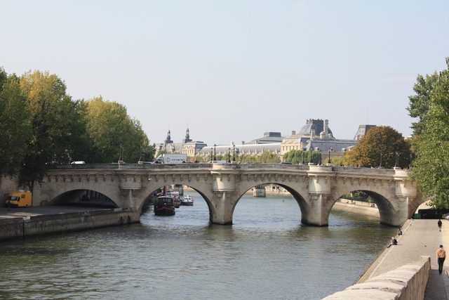 パリ・ヌフ橋の写真の写真