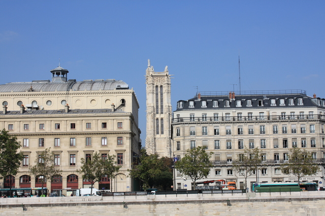 パリ・市立劇場・サンジャック塔・パリ県警察の写真の写真