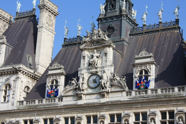 パリ・市庁舎の写真の写真