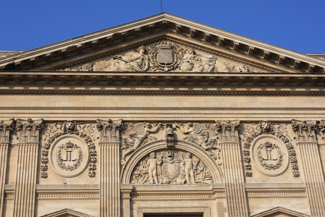 パリ・ルーブル宮殿(ルーブル美術館)の写真の写真