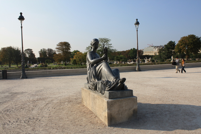 パリ・チュイルリー公園の写真の写真