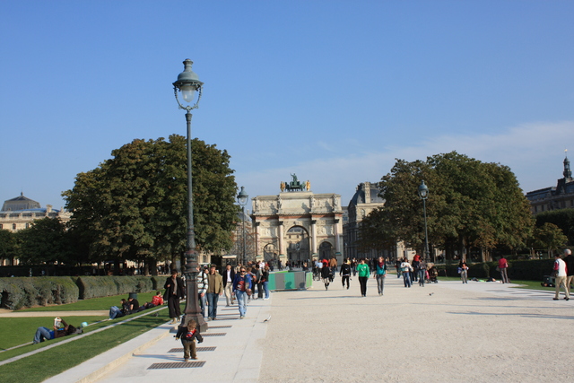 パリ・チュイルリー公園の写真の写真