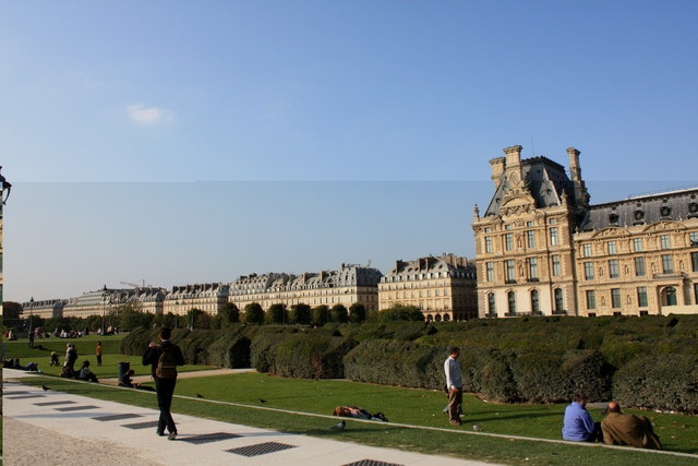 パリ・ルーブル宮殿(ルーブル美術館)の写真の写真