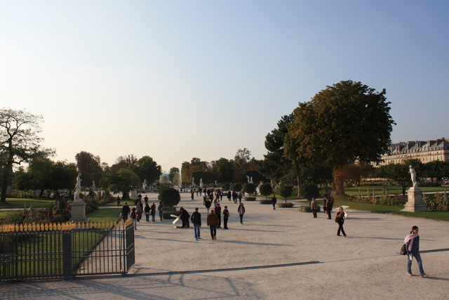 パリ・チュイルリー公園の写真の写真