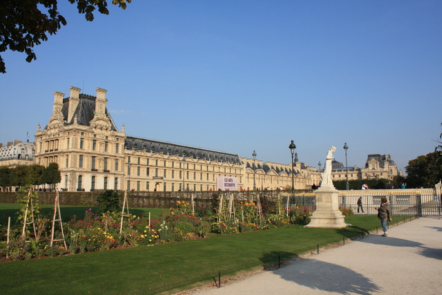 パリ・チュイルリー公園の写真の写真