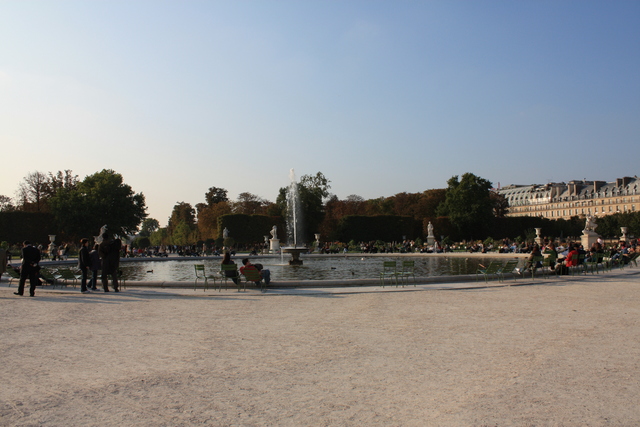 パリ・チュイルリー公園の写真の写真