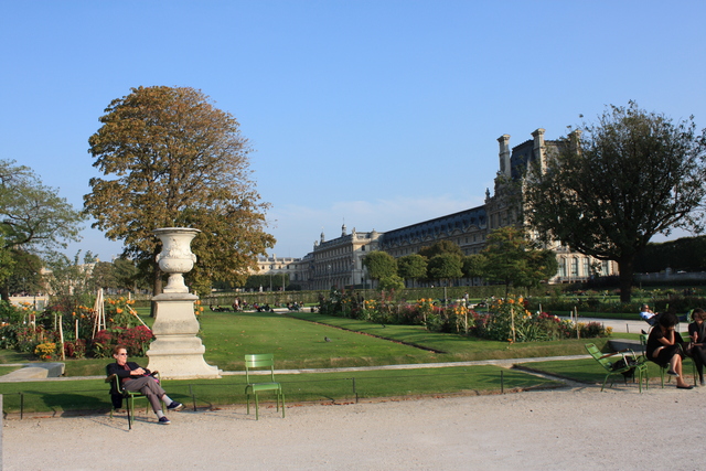 パリ・チュイルリー公園の写真の写真