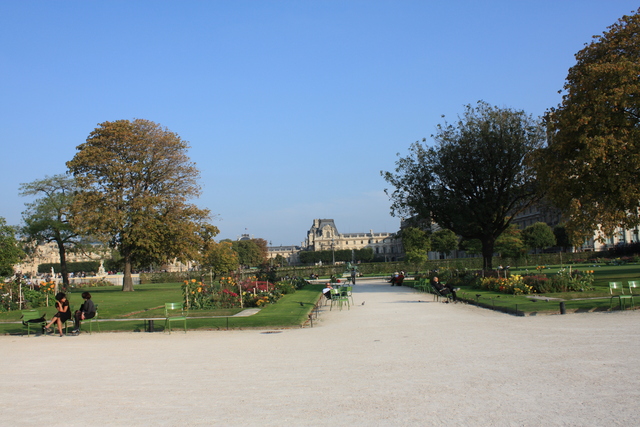 パリ・チュイルリー公園の写真の写真