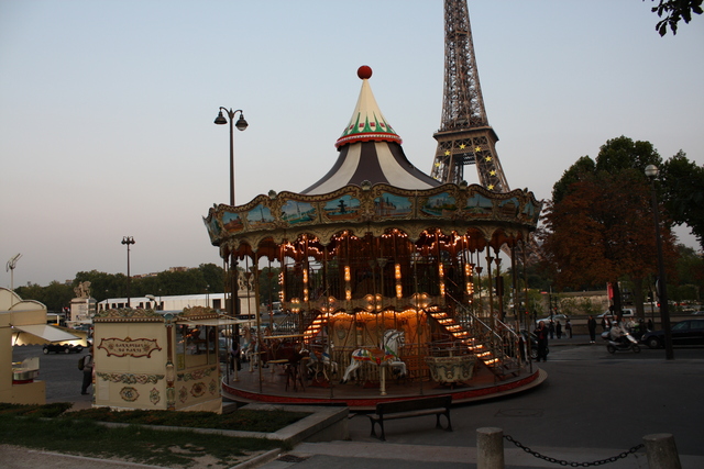 パリ・メリーゴーランドの写真の写真