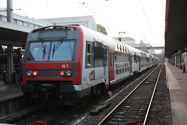 フランス・ベルサイユ駅・フランス国鉄・RERの写真の写真