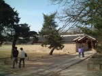 韓国・ソウル・宗廟・永寧殿は壁で囲まれている