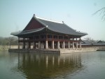 韓国・ソウル・景福宮・池と慶会楼