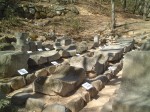 韓国・石窟庵・石のドームを解体したときに余った石