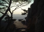 韓国・慶州・幻想的な展望台かの景色