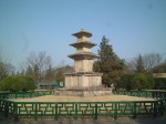 韓国・慶州・大陵苑・九政洞三層石塔
