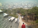 韓国・水原・華城・まるで万里の長城のような城壁