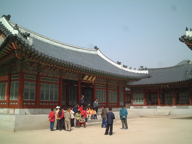 韓国・ソウル・景福宮・慶成殿の写真の写真