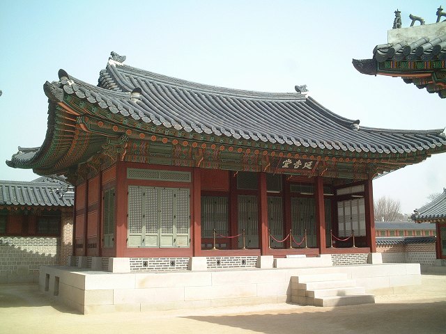 韓国・ソウル・景福宮・延吉堂の写真の写真