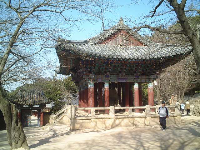 韓国・仏国寺・鐘楼の写真の写真