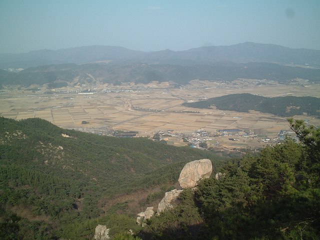 韓国・慶州・慶州には畑が多いの写真の写真