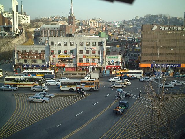 韓国・ソウル・東大門前の街並みの写真の写真