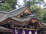 大神神社・拝殿の屋根