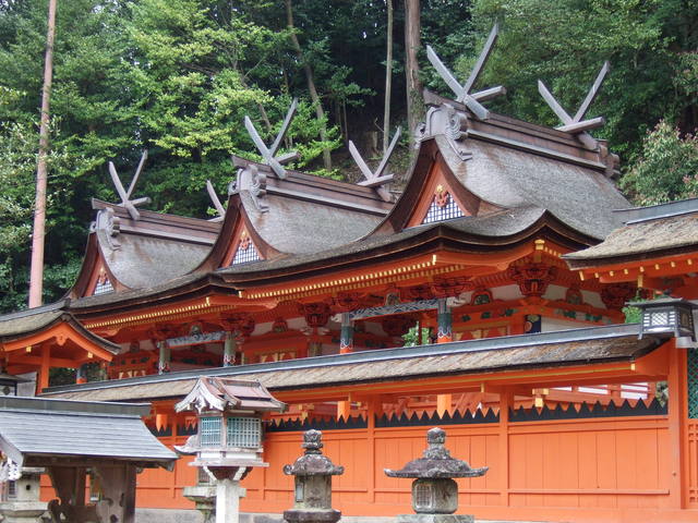 国宝・宇太水分神社本殿第二殿の写真の写真