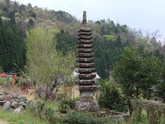 十三重塔の写真の写真