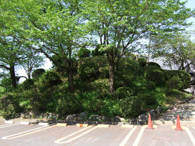特別史跡・文殊院西古墳・駐車場から見る古墳の写真の写真