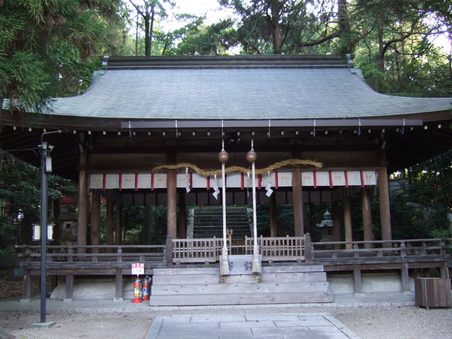矢田坐久志玉比古神社・拝殿の写真の写真