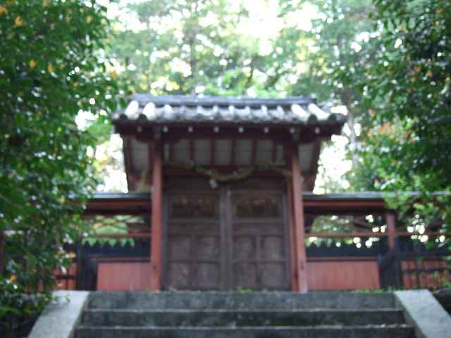 矢田坐久志玉比古神社・中門の写真の写真