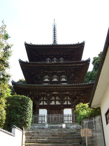 国宝・當麻寺・西塔の写真の写真