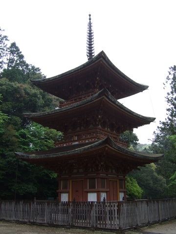 重要文化財・霊山寺三重塔の写真の写真