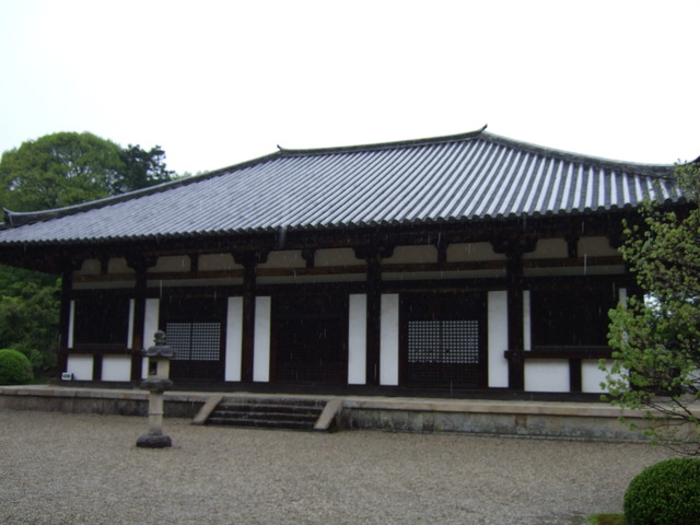 国宝・秋篠寺本堂の写真の写真