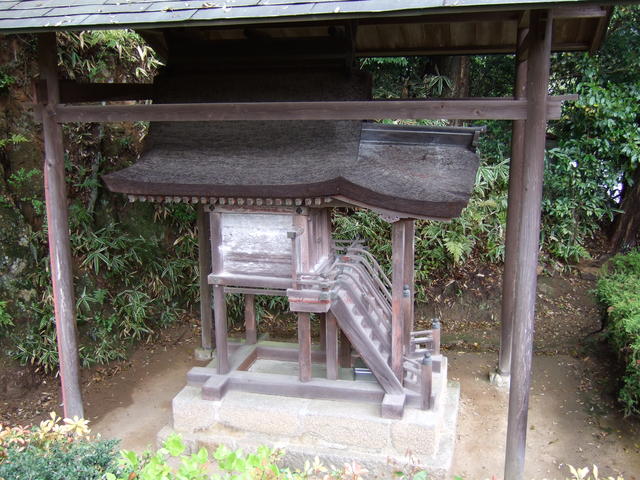 圓成寺・横から見る宇賀神本殿の写真の写真