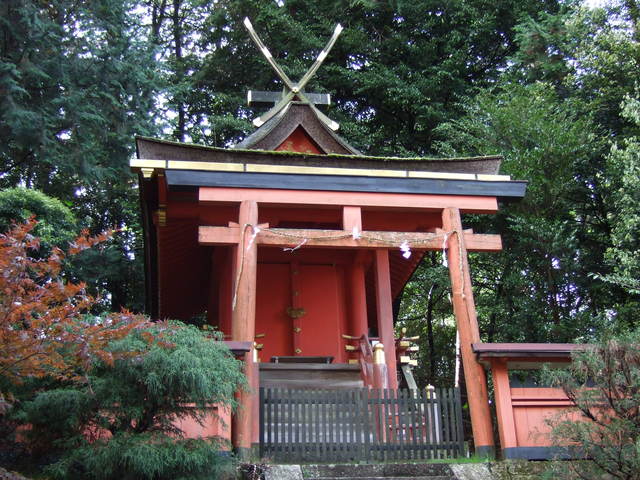 重要文化財・夜支布山口神社摂社立磐神社本殿の写真の写真