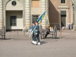 スェーデン王国・旗を持つ衛兵