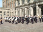 スェーデン王国・音楽隊の行進