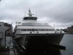 ベルゲン・スタバンガーから乗ってきた船