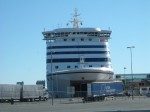 船(DFDS)・コペンハーゲンに向かう船の正面