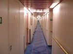 船(DFDS)・船内の廊下