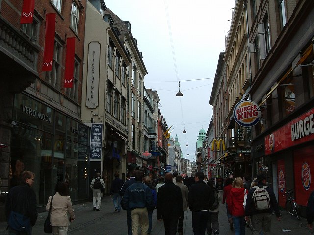 コペンハーゲン・ストロイエ通りの写真の写真