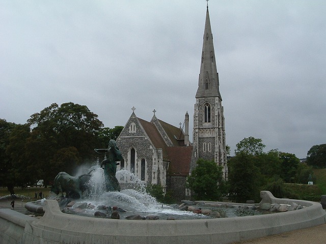 コペンハーゲン・カステレット要塞・ゲフィオンの泉の写真の写真