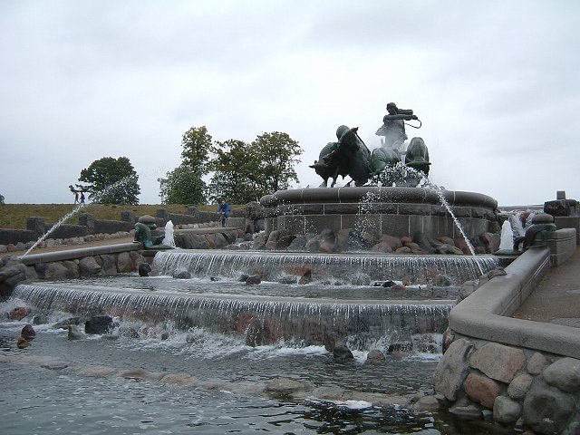 コペンハーゲン・カステレット要塞・ゲフィオンの泉の写真の写真