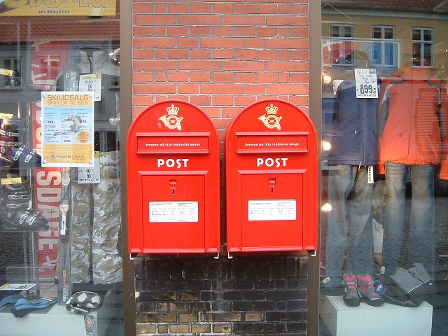 ロスキレ・郵便ポストの写真の写真